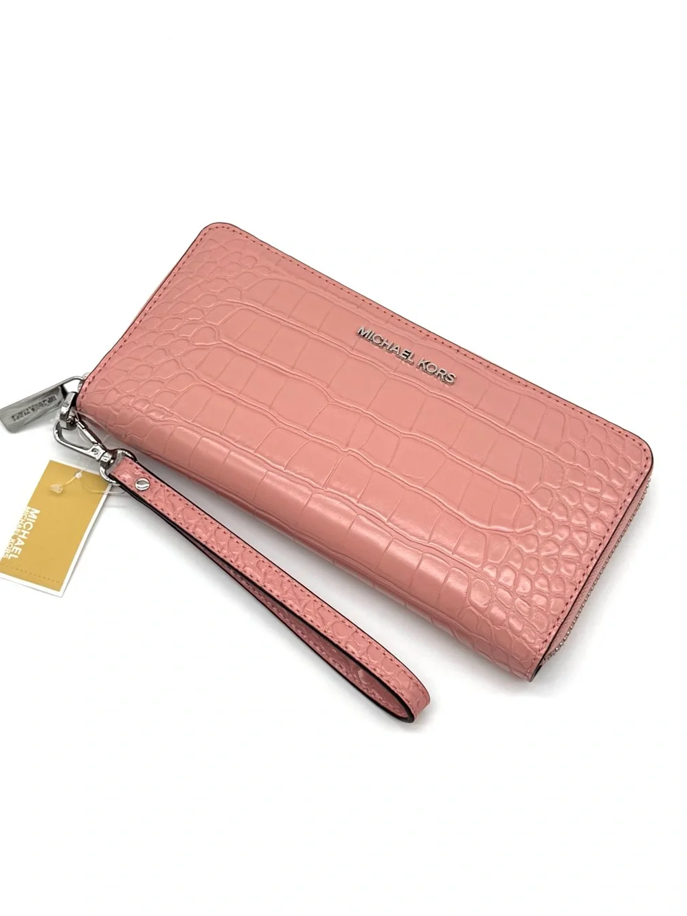 Michael Kors Travel Large Leather Continental Wallet - Primrose